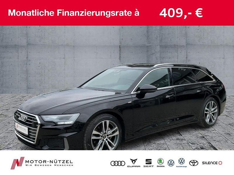 Schwarz Gebraucht 2022 Audi A6 S-Line Kombi | 30.960 € (Guter Preis) - Bild 1/4