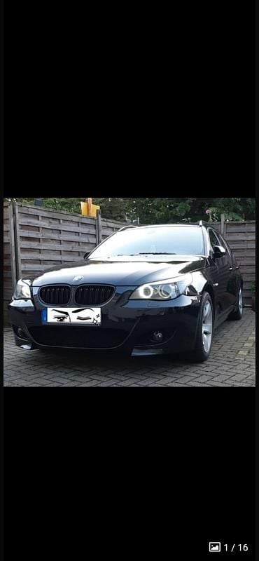 Schwarz Gebraucht 2008 BMW 523 M Sport Kombi | 4.990 € (Guter Preis) - Bild 1/4