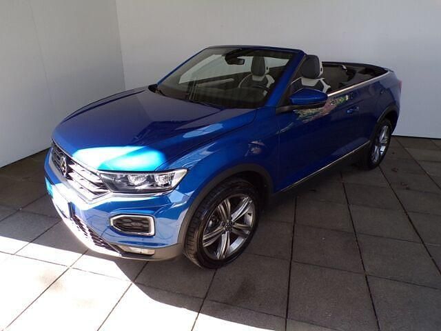 Gebraucht VW T-Roc Cabriolet Style 150 PS (110 kW) 2021 Blau Cabrio