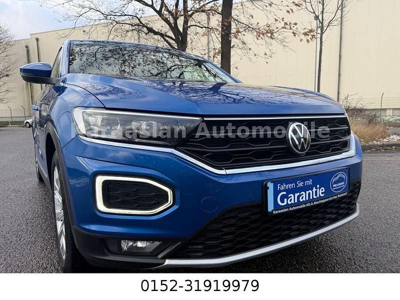 Blau Gebraucht 2022 VW T-Roc Sportline SUV | 21.999 € (Superpreis) - Bild 1/4