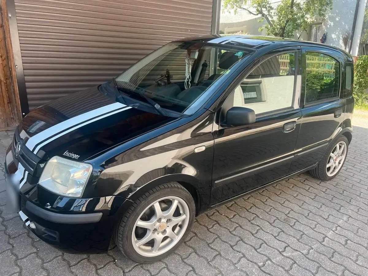 Gebraucht Fiat Panda 60 PS (44 kW) 2009 Schwarz Kleinwagen