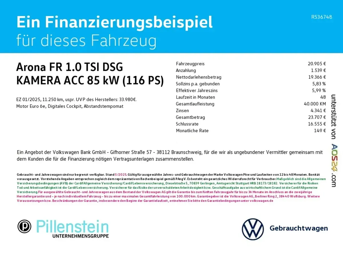 Gebraucht Seat Arona FR 116 PS (85 kW) 2025 Blau SUV