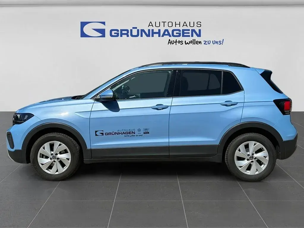Gebraucht VW T-Cross Life 95 PS (69 kW) 2024 Blau SUV