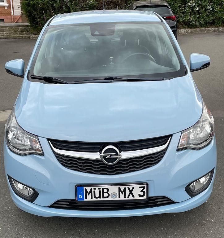 Blau Gebraucht 2016 Opel Karl Edition Kleinwagen | 6.800 € (Guter Preis) - Bild 1/4