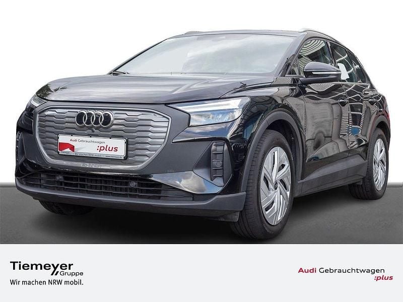 Mythosschwarz metallic Gebraucht 2022 Audi Q4 e-tron Ambiente SUV | 23.820 € (Superpreis) - Bild 1/4