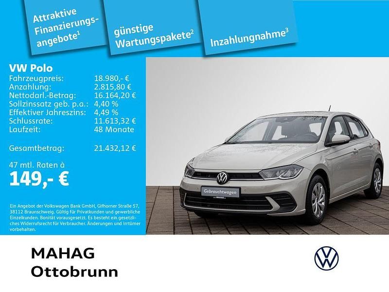 Gebraucht VW Polo Life 95 PS (69 kW) 2023 Grau Limousine