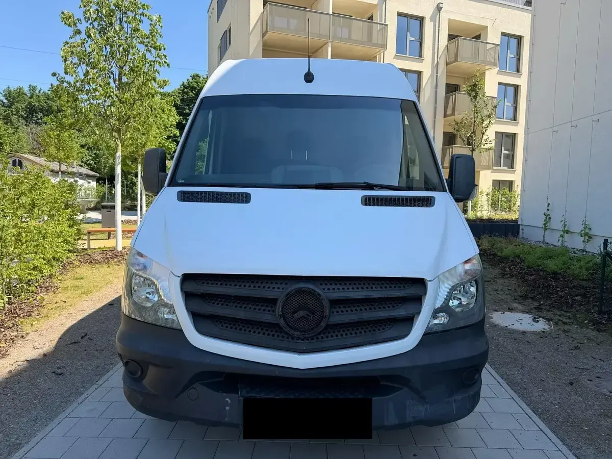 Gebraucht Mercedes Sprinter 163 PS (119 kW) 2018 Weiß Van