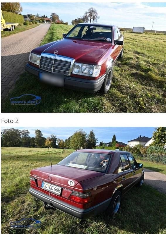 Gebraucht Mercedes 200 72 PS (52 kW) 1987 Rot Limousine