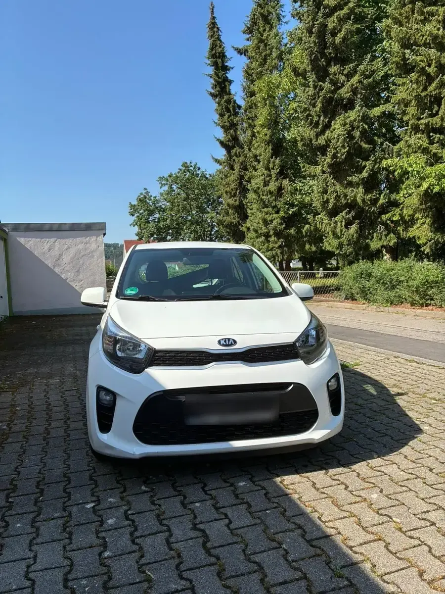 Gebraucht Kia Picanto 69 PS (50 kW) 2018 Weiß Kleinwagen