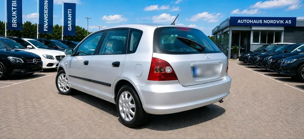Gebraucht Honda Civic 90 PS (66 kW) 2003 Silber Limousine