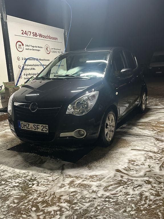 Gebraucht Opel Agila Edition 68 PS (50 kW) 2008 Schwarz Kleinwagen