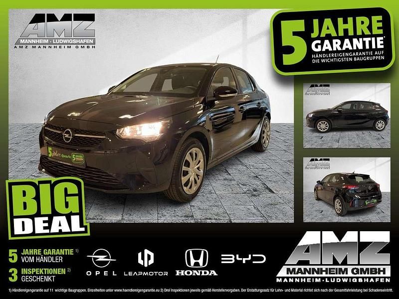 Gebraucht Opel Corsa-e Edition 100 kW (136 PS) 2022 Diamant schwarz/karbon schwarz Kleinwagen