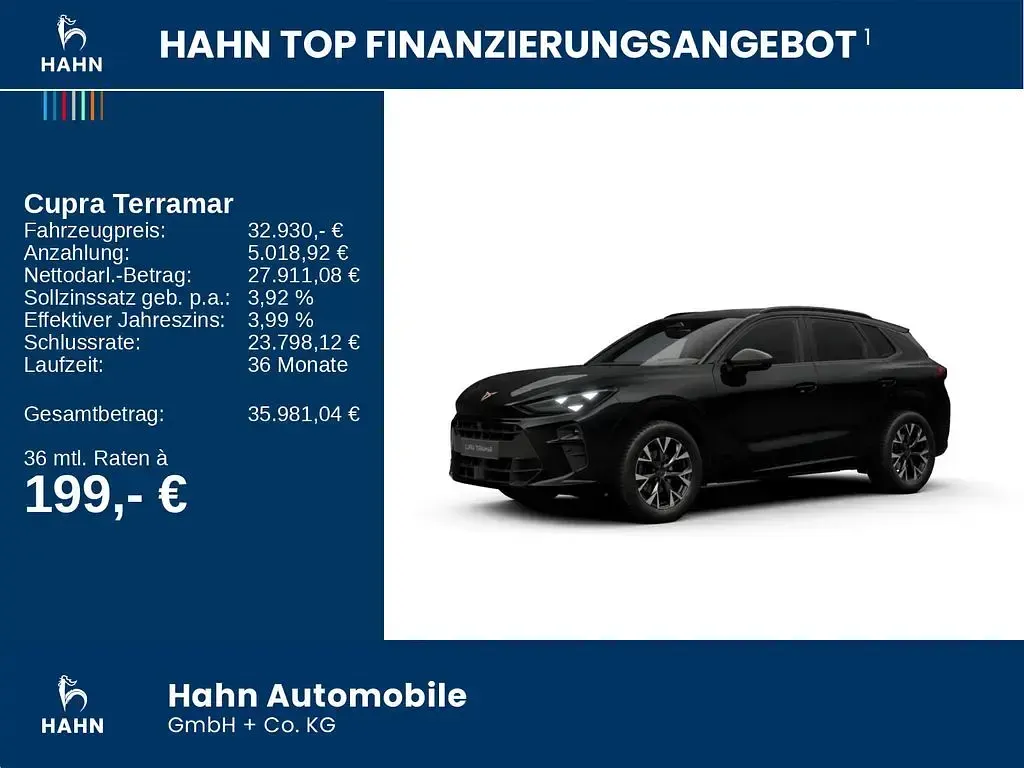 Gebraucht Cupra Terramar 150 PS (110 kW) 2025 Schwarz SUV
