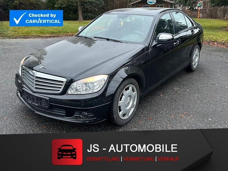Schwarz Gebraucht 2008 Mercedes C180 Limousine | 7.990 € (Fairer Preis) - Bild 1/3