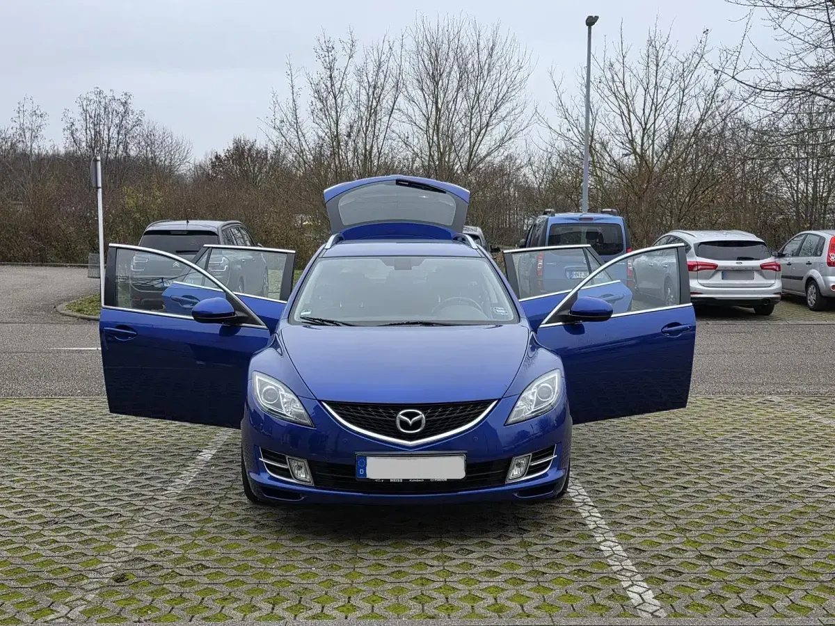 Gebraucht Mazda 6 140 PS (102 kW) 2008 Blau Kombi