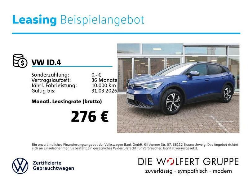 Gebraucht VW ID.4 Pure 108 kW (148 PS) 2022 Blue dusk metallic SUV
