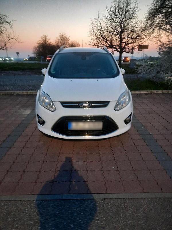 Gebraucht Ford Grand C-Max Titanium 125 PS (91 kW) 2012 Weiß Van / Kleinbus