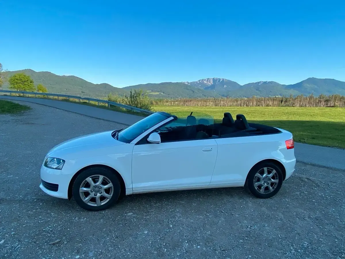Gebraucht Audi A3 Cabriolet 102 PS (75 kW) 2010 Weiß Cabrio