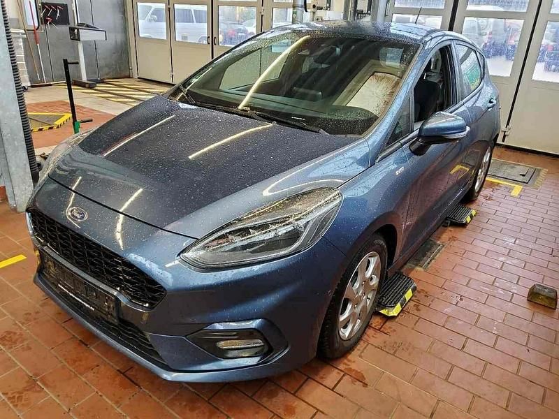 Blau Gebraucht 2021 Ford Fiesta ST-Line Kleinwagen | 9.999 € (Fairer Preis) - Bild 1/4