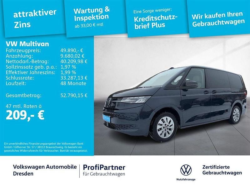 Starlight blue metallic Gebraucht 2025 VW Multivan Life Van | 49.890 € (Guter Preis) - Bild 1/4