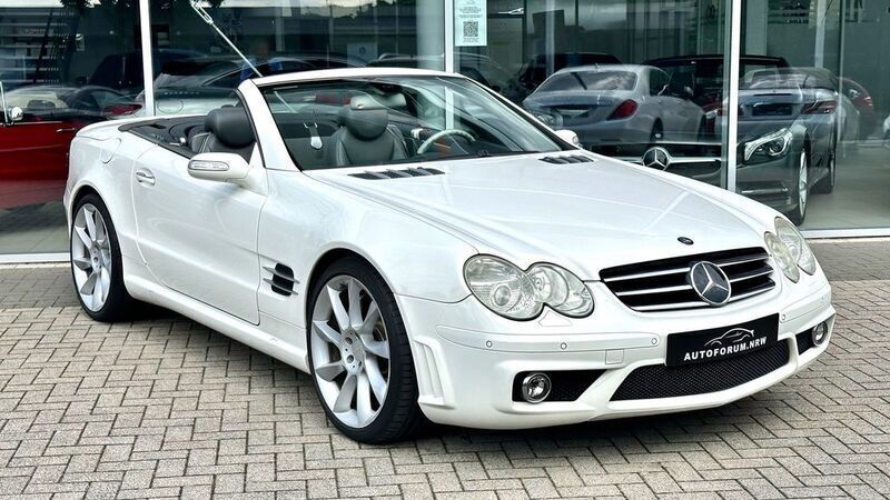 Weiß Gebraucht 2004 Mercedes SL350 Cabrio | 24.800 € (Fairer Preis) - Bild 1/4