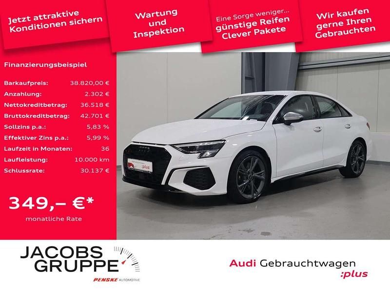 Ibisweiß Gebraucht 2024 Audi S3 Basis Limousine | 38.820 € (Guter Preis) - Bild 1/4