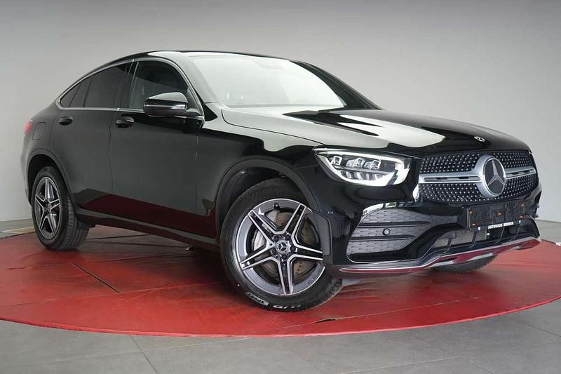 Schwarz Gebraucht 2022 Mercedes GLC220 AMG Coupé | 46.990 € (Fairer Preis) - Bild 1/4