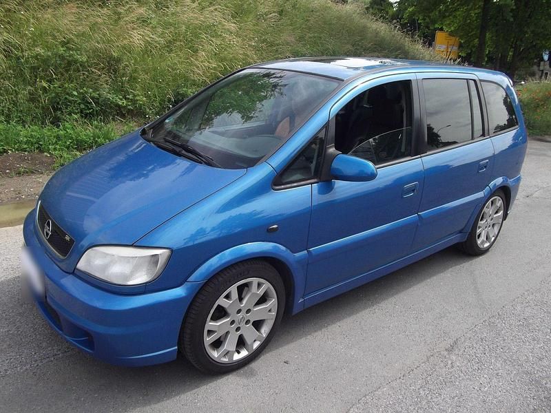 Gebraucht Opel Zafira OPC 192 PS (141 kW) 2002 Blau Van / Kleinbus