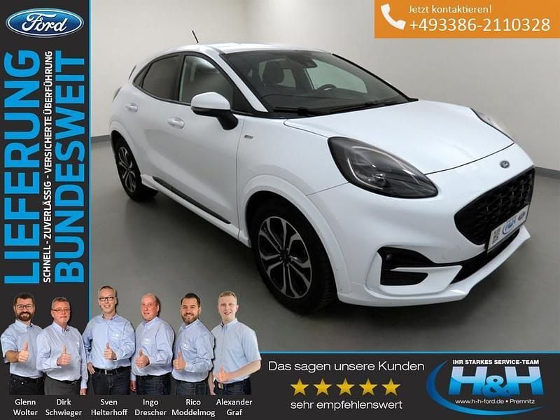 Frostweiß Gebraucht 2022 Ford Puma Gen-E ST-Line | 15.979 € - Bild 1/4