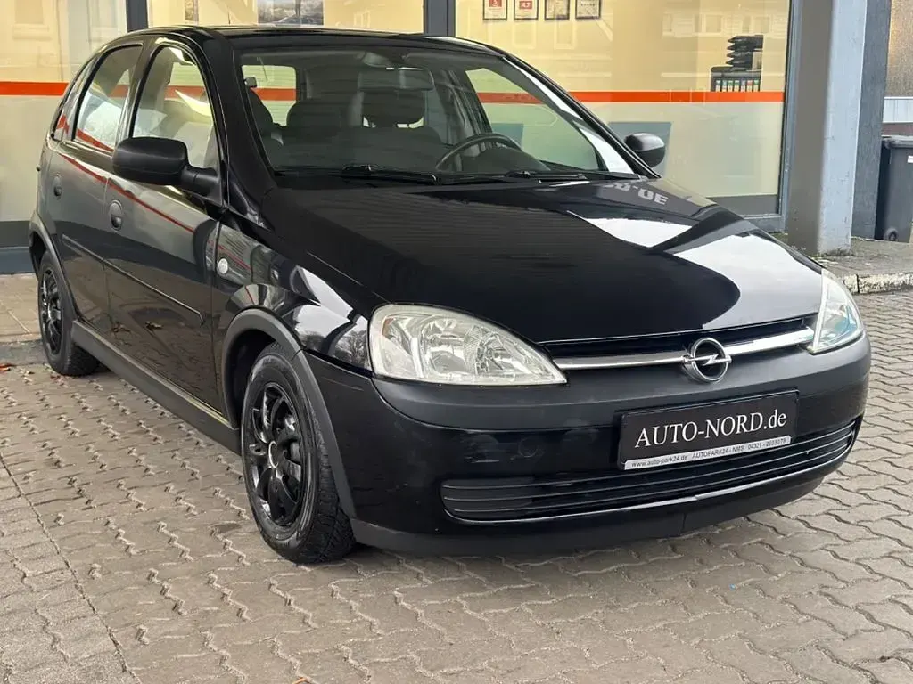 Gebraucht Opel Corsa Njoy 75 PS (55 kW) 2003 Schwarz Kleinwagen