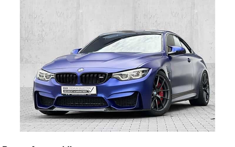 Blau Gebraucht 2018 BMW M4 M Sport Coupé | 79.980 € - Bild 1/4