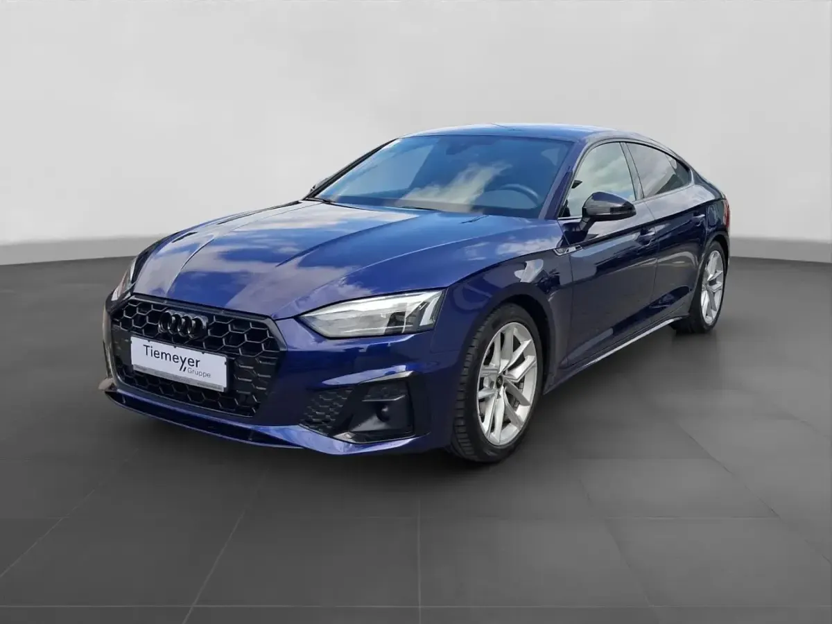 Gebraucht Audi A5 Sportback S-Line 163 PS (119 kW) 2022 Blau Kleinwagen