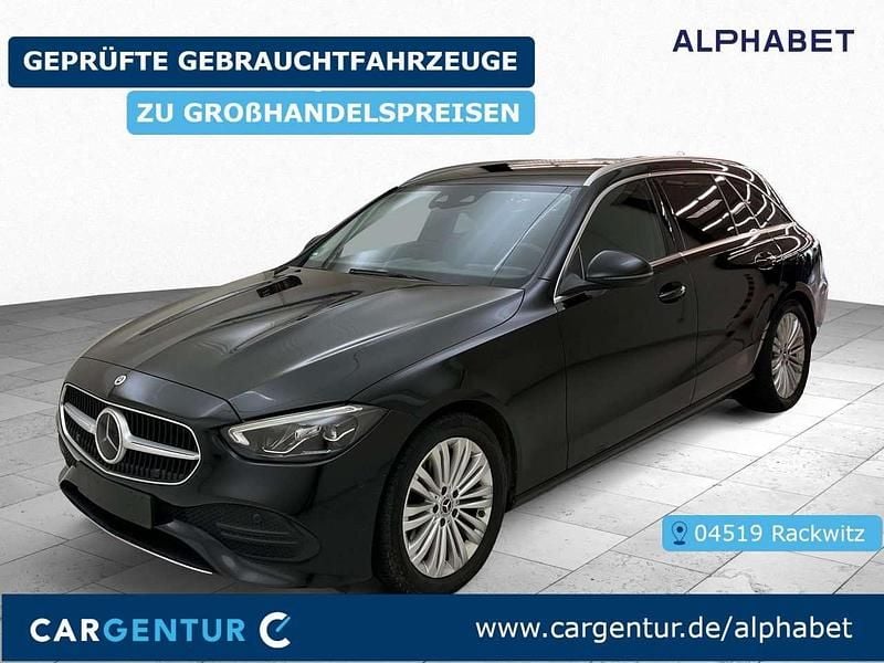 Schwarz Gebraucht 2022 Mercedes C220 Avantgarde Kombi | 27.797 € (Guter Preis) - Bild 1/2