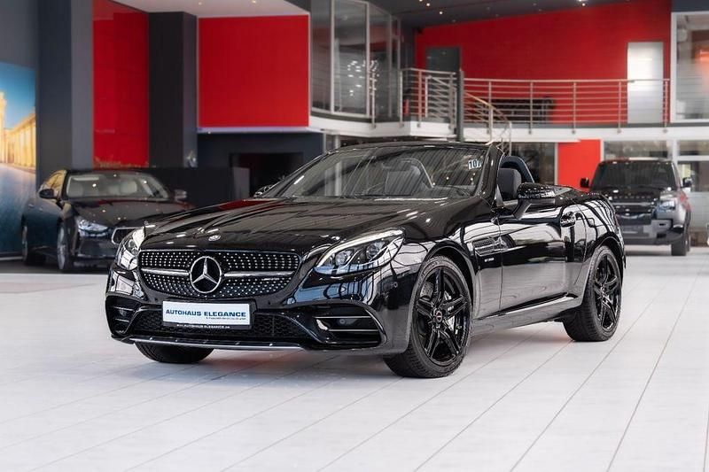 Obsidianschwarz metalliclack Gebraucht 2016 Mercedes SLC43 AMG AMG Coupé | 37.980 € (Superpreis) - Bild 1/4