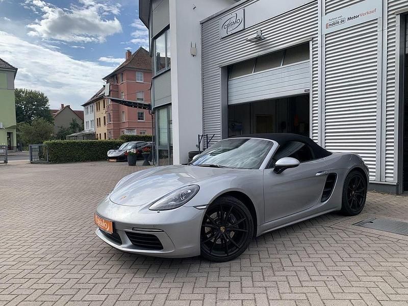 Gt silber Gebraucht 2021 Porsche 718 Boxster Cabrio | 58.940 € (Guter Preis) - Bild 1/4