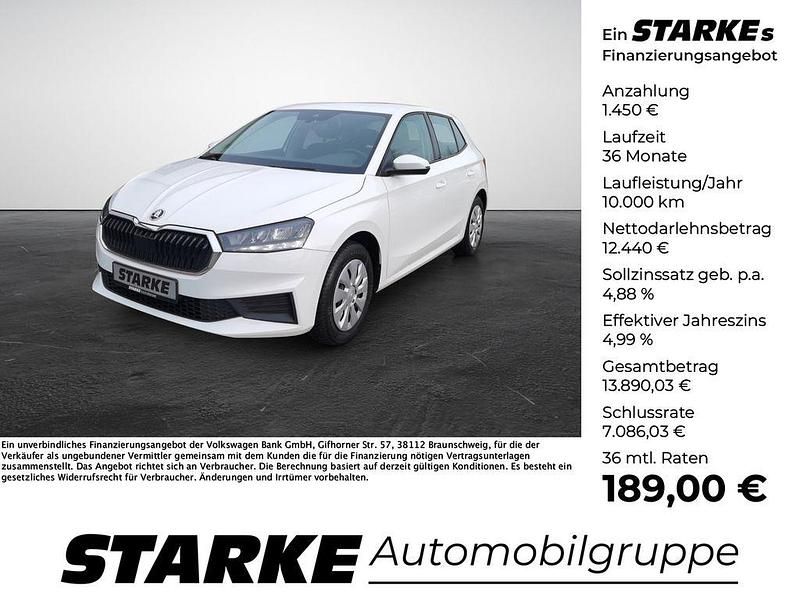 Gebraucht Skoda Fabia Ambition 65 PS (47 kW) 2023 Candyweiss Limousine