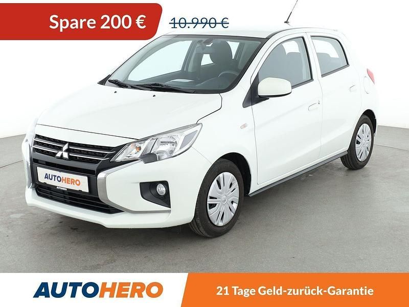Weiß Gebraucht 2021 Mitsubishi Space Star Spirit Kleinwagen | 10.490 € (Fairer Preis) - Bild 1/3