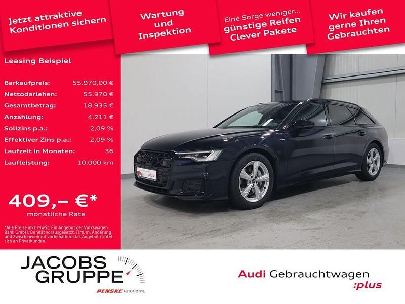 Blau Gebraucht 2025 Audi A6 S-Line Kombi | 55.970 € (Superpreis) - Bild 1/4