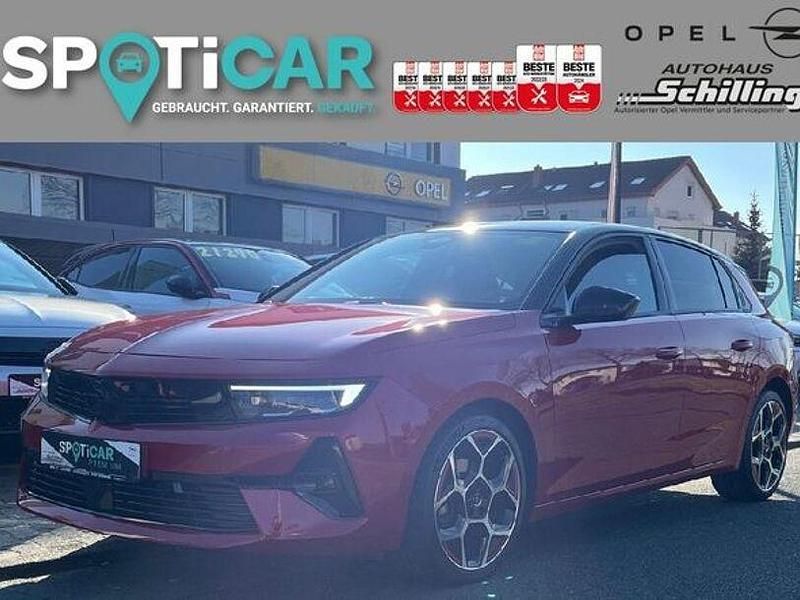 Chili rot / schwarz Gebraucht 2022 Opel Astra GS Line Limousine | 23.390 € (Etwas zu teuer) - Bild 1/2