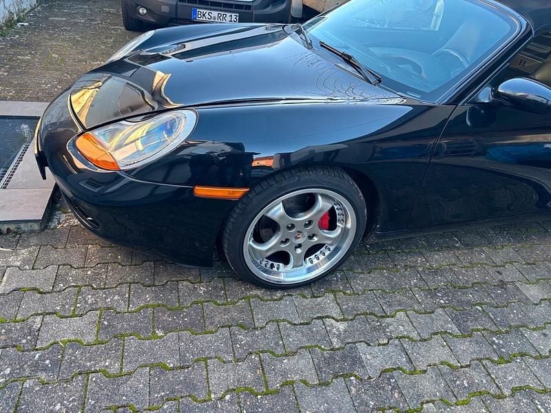 Schwarz Gebraucht 2002 Porsche Boxster Cabrio | 12.000 € (Teuer) - Bild 1/4