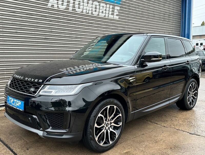 Santorini black Gebraucht 2022 Land Rover Range Rover Sport SE SUV | 53.400 € - Bild 1/4