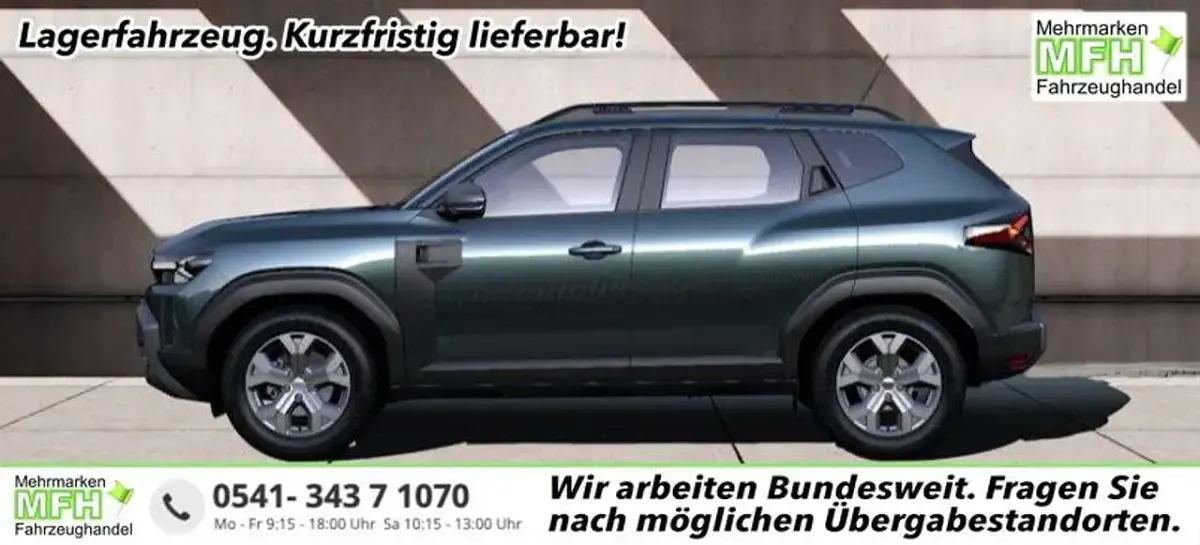 Nouă Dacia Duster Expression 158 CP (116 kW) 2026 Verde SUV
