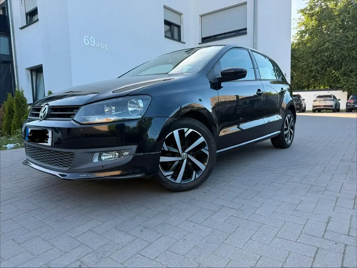 Gebraucht VW Polo 69 PS (50 kW) 2010 Schwarz Kleinwagen