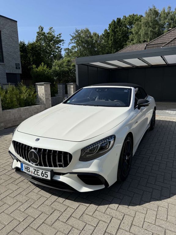 Weiß Gebraucht 2020 Mercedes S63 AMG AMG Cabrio | 180.000 € (Etwas zu teuer) - Bild 1/4