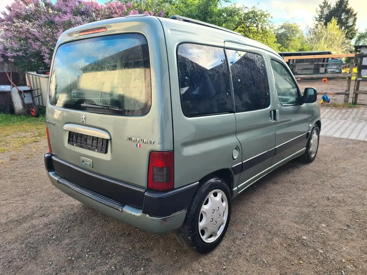Brugt Peugeot Partner 109 HK (80 kW) 2004 Grøn MPV