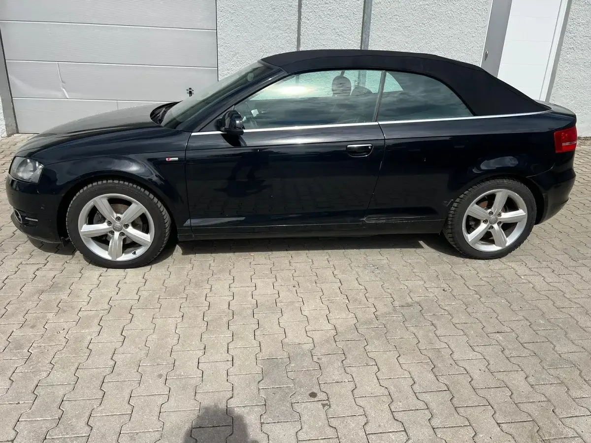 Gebraucht Audi A3 Cabriolet S-Line 140 PS (102 kW) 2011 Schwarz Cabrio