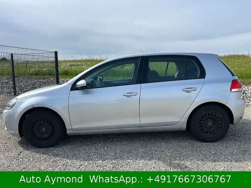 Gebraucht VW Golf VI 110 PS (80 kW) 2008 Silber Kleinwagen