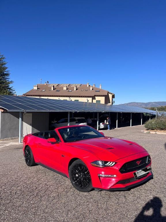 Rot Gebraucht 2019 Ford Mustang GT Cabrio | 32.400 € (Fairer Preis) - Bild 1/4