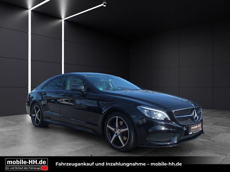 Gebraucht Mercedes CLS220 AMG line 170 PS (125 kW) 2015 Obsidianschwarz  lack Limousine