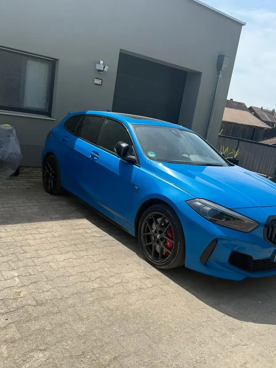 Gebraucht BMW 128 M Sport 265 PS (194 kW) 2022 Blau Kleinwagen